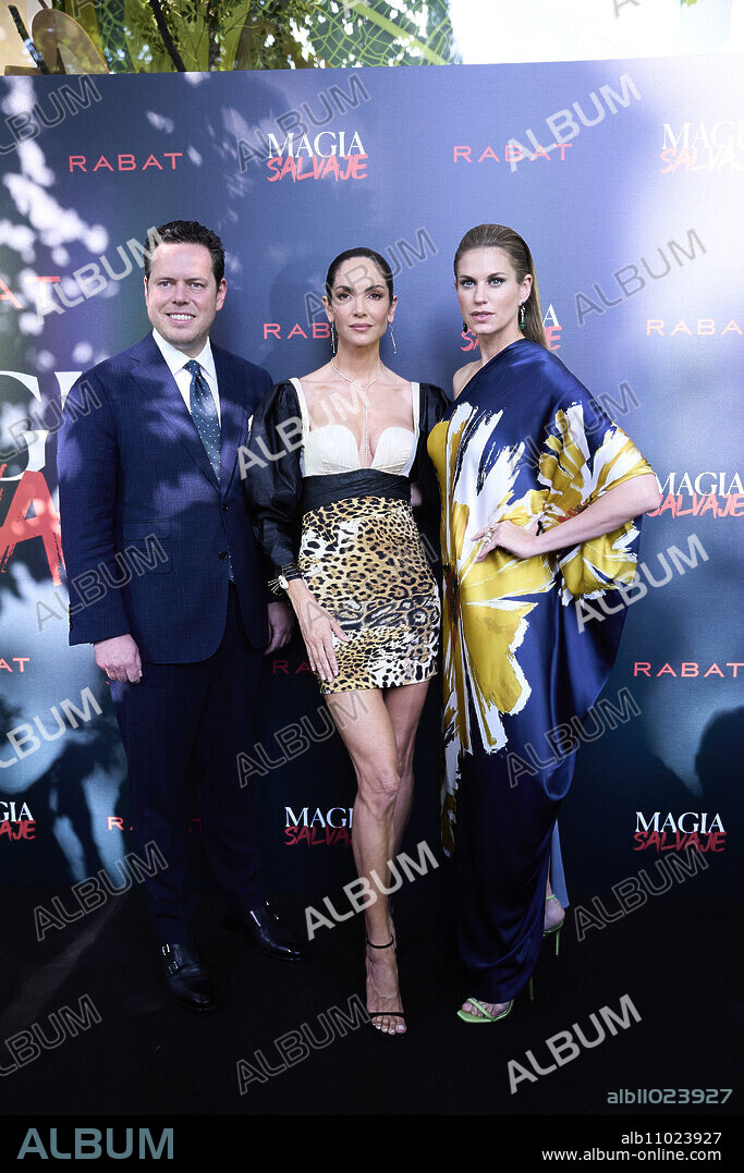 Jordi Rabat, Eva Palao, Eugenia Silva attends Presentation of New Collection 'Wild Magic' from Rabat Jewelry at Rabat Store on May 25, 2023 in Madrid, Spain.