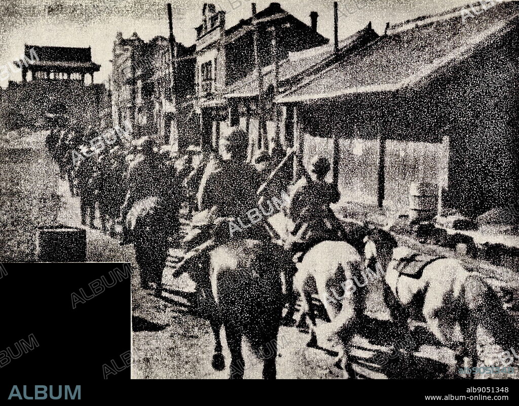 Japanese invaders invaded the Chinese city of Shenyang through the west gate. this was later termed the Mukden Incident, or Manchurian Incident, as a pretext for the 1931 Japanese invasion of Manchuria.
