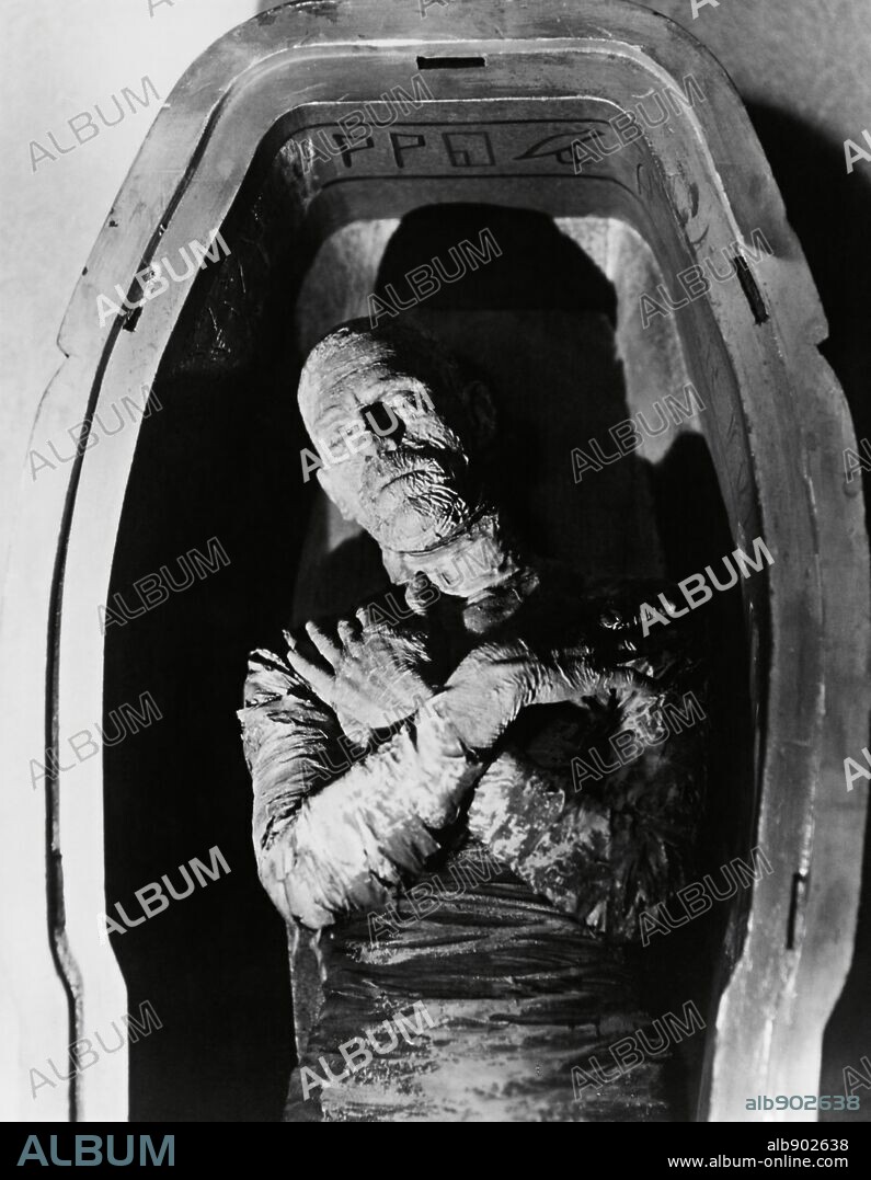 BORIS KARLOFF dans THE MUMMY, 1932, réalisé par KARL FREUND. Copyright UNIVERSAL PICTURES.