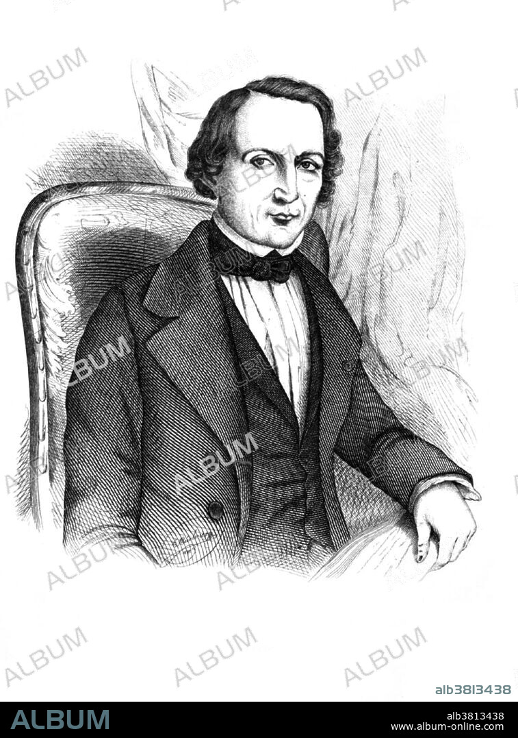 Urbain Jean Joseph Le Verrier (March 11, 1811 - September 23, 1877) was a French mathematician who specialized in celestial mechanics. He studied at Ã‰cole Polytechnique. He briefly studied chemistry under Gay-Lussac, but switched to astronomy, particularly celestial mechanics, and accepted a job at the Paris Observatory. He spent most of his professional life there, and eventually became that institution's Director, from 1854 to 1870 and again from 1873 to 1877. From 1844 to 1847, he published a series of works on periodic comets. He was able to show interactions with the planet Jupiter, proving that certain comets were actually the reappearance of previously-known comets flung into different orbits. His most famous achievement is his prediction of the existence of the then unknown planet Neptune, using only mathematics and astronomical observations of the known planet Uranus. He died in 1877 at the age of 66. He will be remembered by the phrase attributed to Arago, 'the man who discovered a planet with the point of his pen." His is one of the 72 names inscribed on the Eiffel Tower.