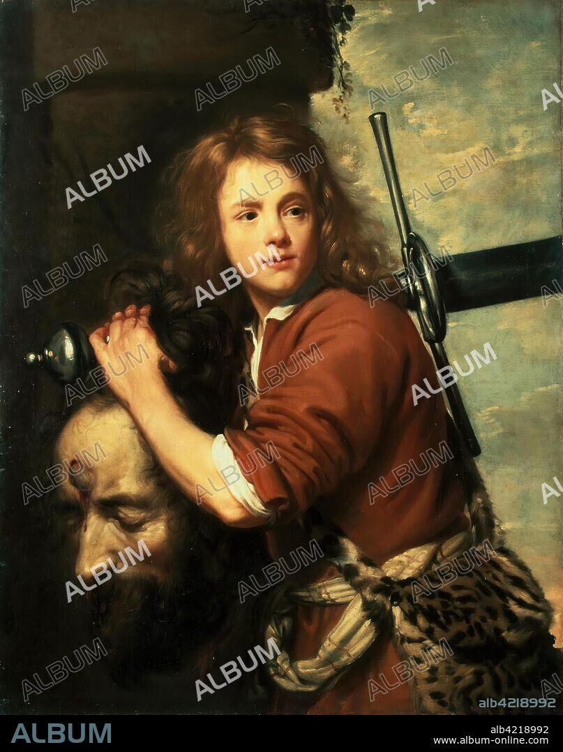 OOST, JACOB VAN, THE ELDER. 'David Bearing the Head of Goliath'. Flanders, 1643. Dimensions: 102x81 cm.