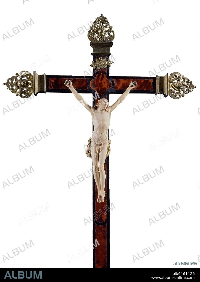 CRISTO DE MARFIL - SIGLO XVIII.