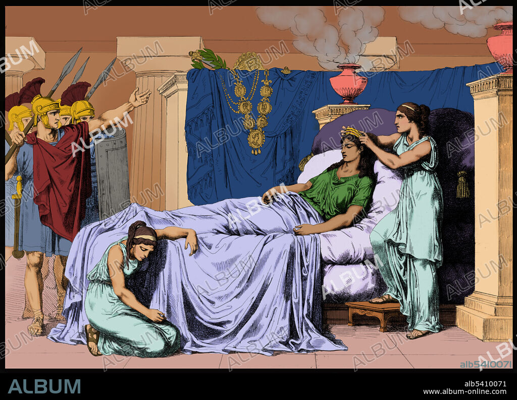 Death of Cleopatra, Queen of Egypt, 30 BC