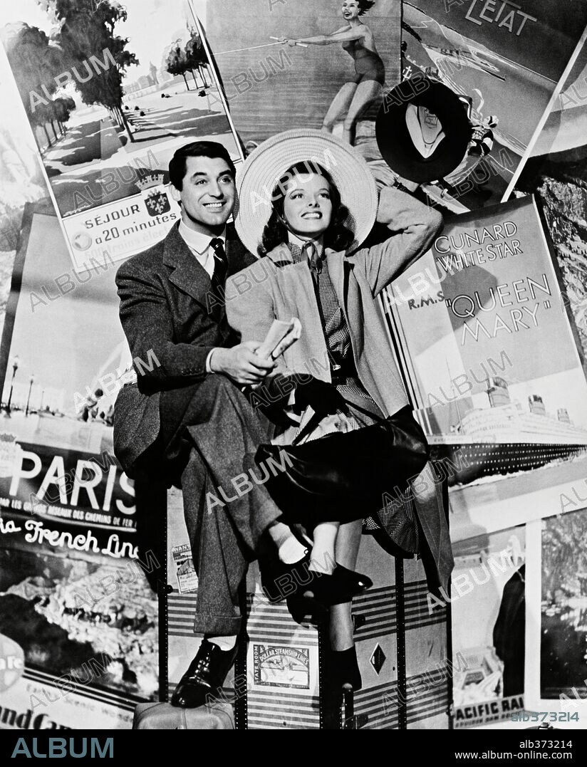 CARY GRANT and KATHARINE HEPBURN in HOLIDAY, 1938, directed by GEORGE CUKOR. Copyright COLUMBIA PICTURES.