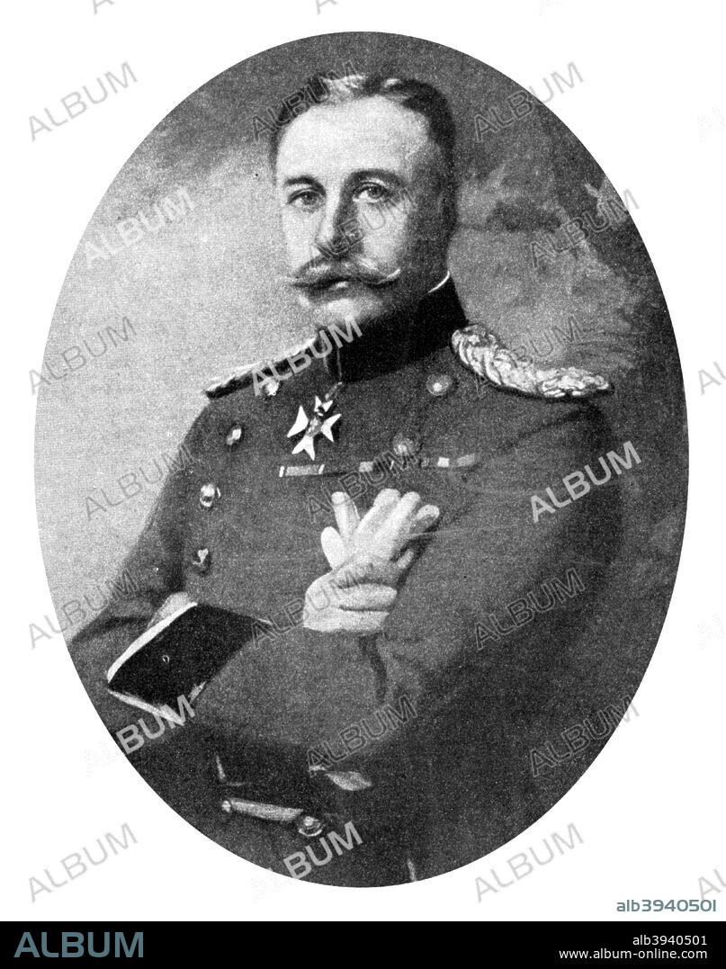Lieutenant General Sir Douglas Haig, British soldier, First World War, 1914. Haig (1861-1928) was British commander during WWI. Illustration from The Great War HW Wilson, Vol I, (London, 1914).