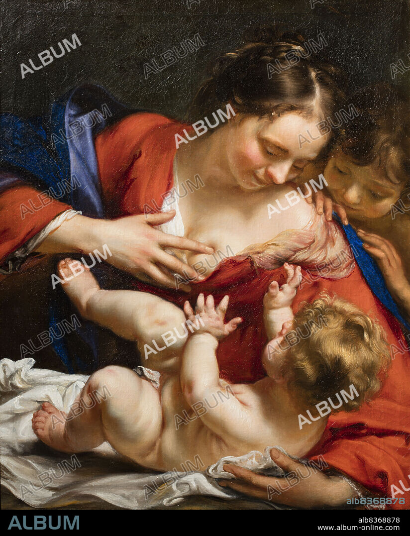 OOST, JACOB VAN, THE YOUNGER. Madonna und Kind mit dem Johannesknaben.
