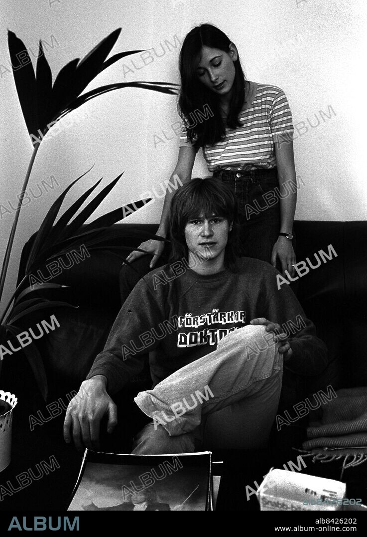 ARKIV 1980-01-31. Musikerparet Annica Boller och Ted Gärdestad i hemmet i Stockholm . Foto: Lars Nyberg / XP / SCANPIX / Kod: 34. **AFTONBLADET OUT**.