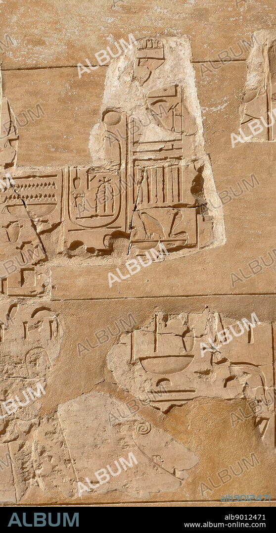 Deir el-Bahari, mortuary temple and tomb, near Luxor, Egypt. During the Eighteenth dynasty, The Mortuary Temple of Hatshepsut was designed by Senenmut, royal steward and architect of Hatshepsut. It was constructed during the 15th century BC, During the Eighteenth dynasty.