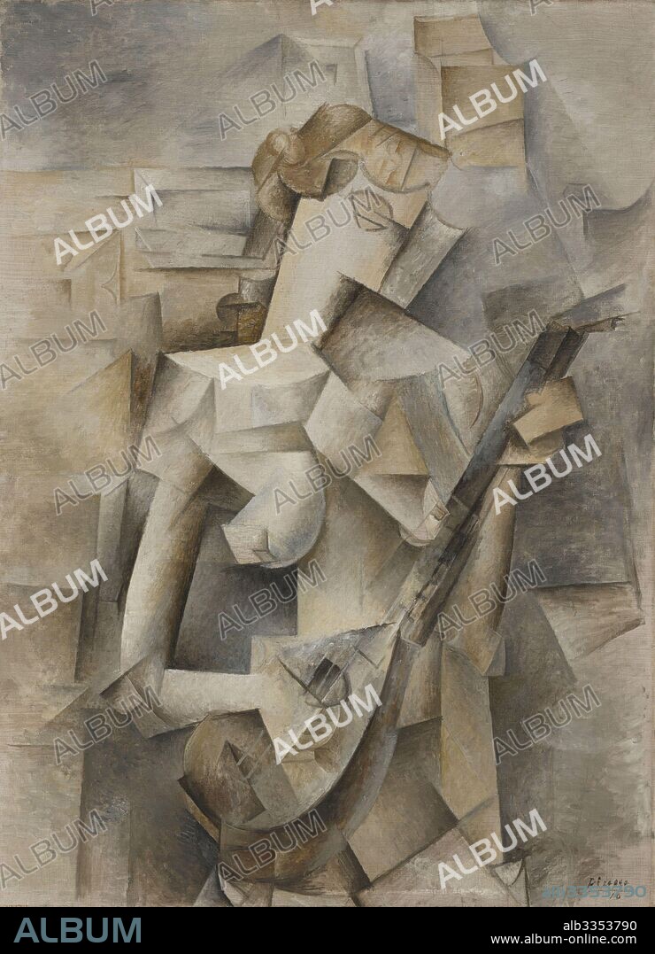 PABLO PICASSO. Girl with a Mandolin (Fanny Tellier).