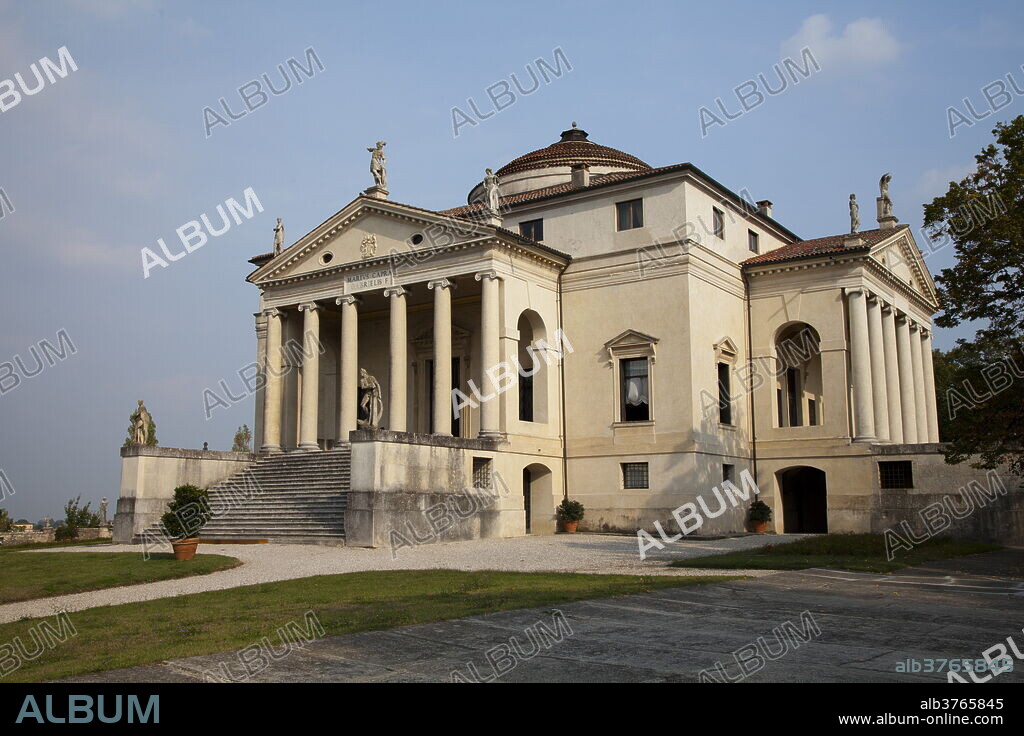 Villa Rotonda, Vicenza, UNESCO World Heritage Site, Veneto, Italy, Europe.