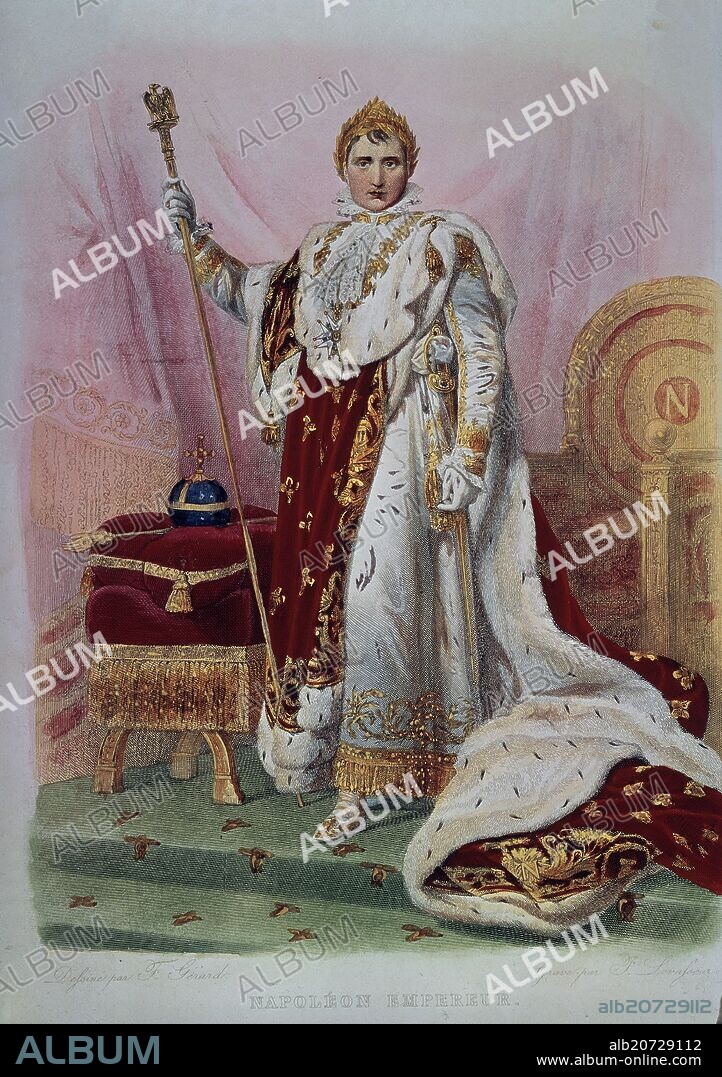 NAPOLEON BONAPARTE (1769-1821) EMPERADOR.