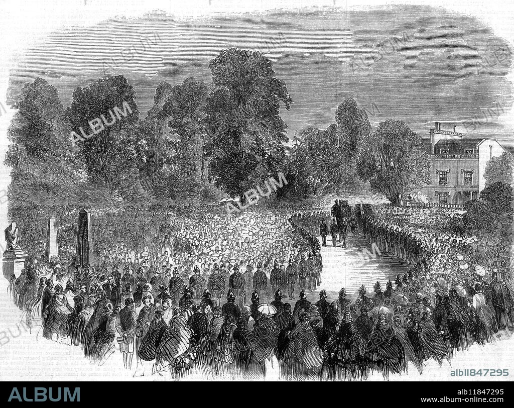 The funeral of James Braidwood , the late chief of the London Fire Brigade in Abney park cemetery . 1861. Superintendent of the London Fire Engine Establishment. James Braidwood (1800 - 1861) founded the world's first municipal fire service in Edinburgh in 1824, and was the first director of the London Fire Engine Establishment (the brigade which was eventually to become the London Fire Brigade) He is credited with the development of the modern municipal fire service.