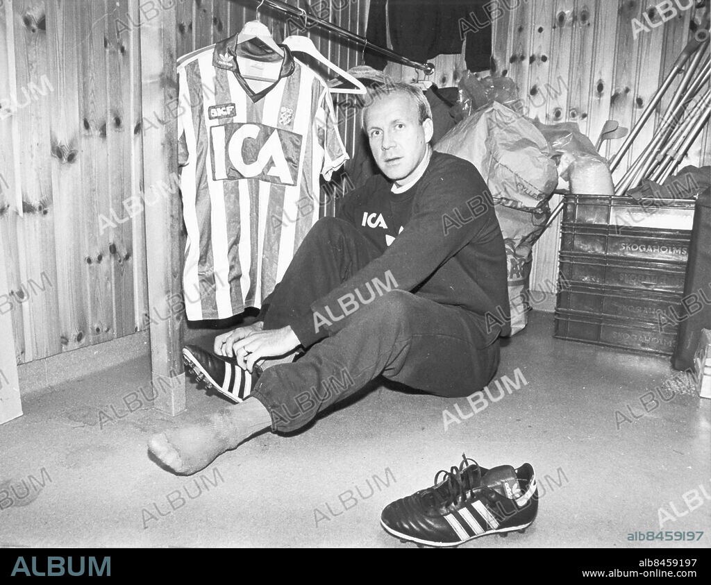 Göteborg 1987-09-23. Tord Holmgren - fotbollsspelare i IFK Göteborg *** Local Caption *** GP Foto: Bengt Christian. KAMERAREPORTAGE.