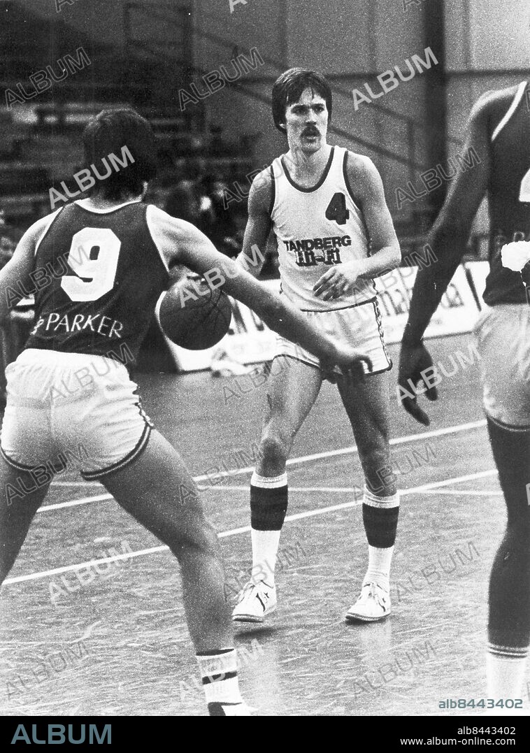 GÖTEBORG 1980-tal.. Ebbe Edström - basketspelare, BK Göteborg. *** Local Caption *** GP Foto: Jarl Ahlström / Kamerareportage / TT / Kod: 2524.