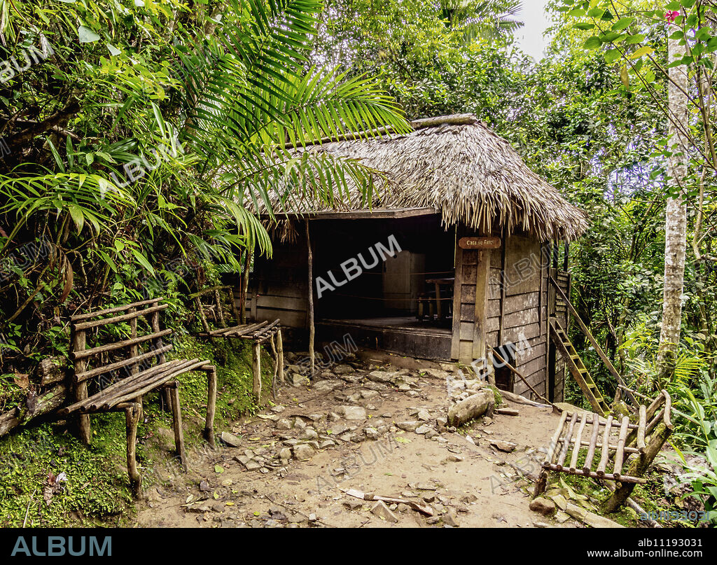 Casa de Fidel (Fidel Castro's House), Comandancia de la Plata, Sierra Maestra, Granma Province, Cuba, West Indies, Caribbean, Central America.