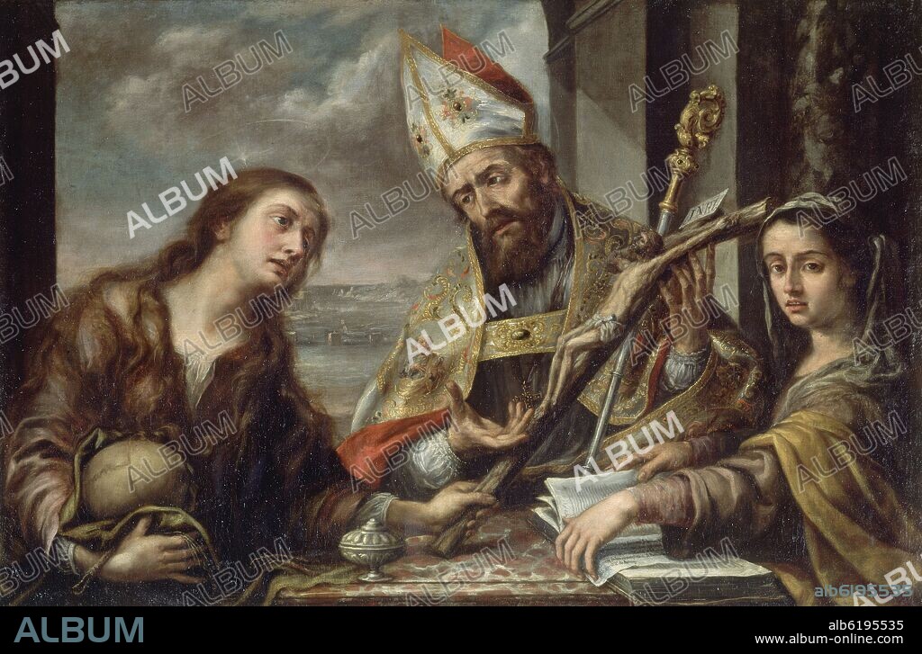 JUAN DE VALDÉS LEAL. SANTA MARIA MAGDALENA Y DOS SANTOS MAS.