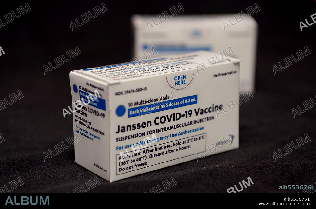 The Johnson & Johnson COVID-19 vaccine. Developed by Janssen Vaccines in Leiden, Netherlands, and its Belgian parent company Janssen Pharmaceuticals. It is a viral vector vaccine based on a human adenovirus that has been modified to contain the gene for making the spike protein of the SARS-CoV-2 virus that causes COVID-19. The body's immune system responds to this spike protein to produce antibodies. The vaccine requires only one dose and does not need to be stored frozen. April 2021.