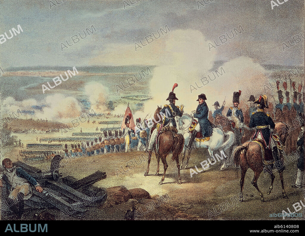 NAPOLEON Y EL GENERAL BILLI EN LA BATALLA DE JENA.