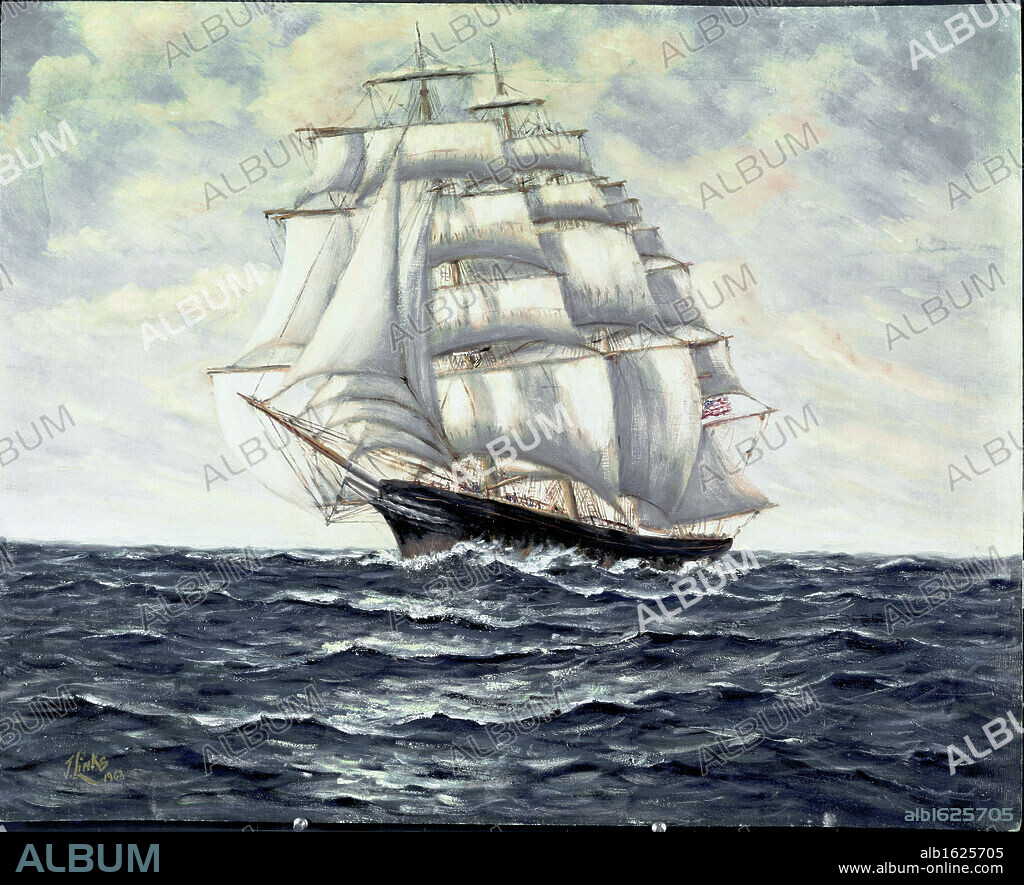 The Cutty Sark by Joseph Links, 1968, 20th century art.