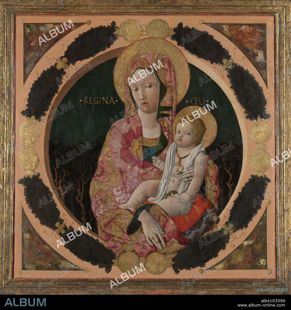 FRANCESCO SQUARCIONE (CIRCLE OF) and GIORGIO SCHIAVONE (REJECTED ATTRIBUTION). Virgin and Child. Dating: c. 1440 - c. 1450. Measurements: h 115 cm × w 114.5 cm × d 9 cm; h 103.5 cm × w 102 cm.