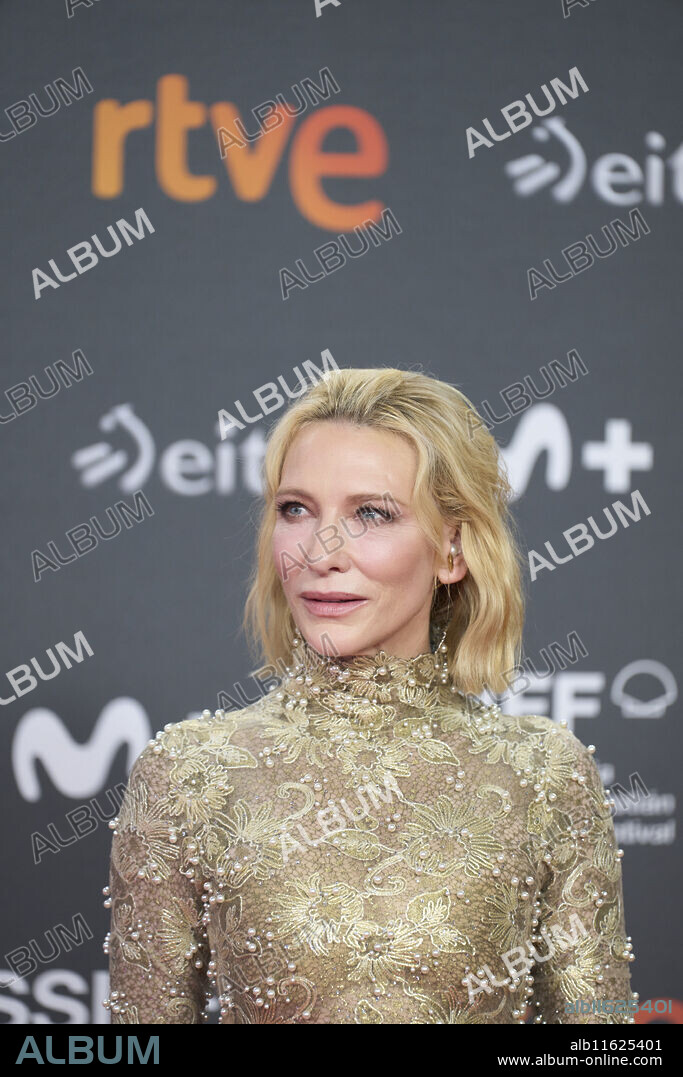 Cate Blanchet attended 'Rumors' Red Carpet during 72nd San Sebastian International Film Festival at Kursaal Theatre on September 21, 2024 in Donostia / San Sebastian, Spain.