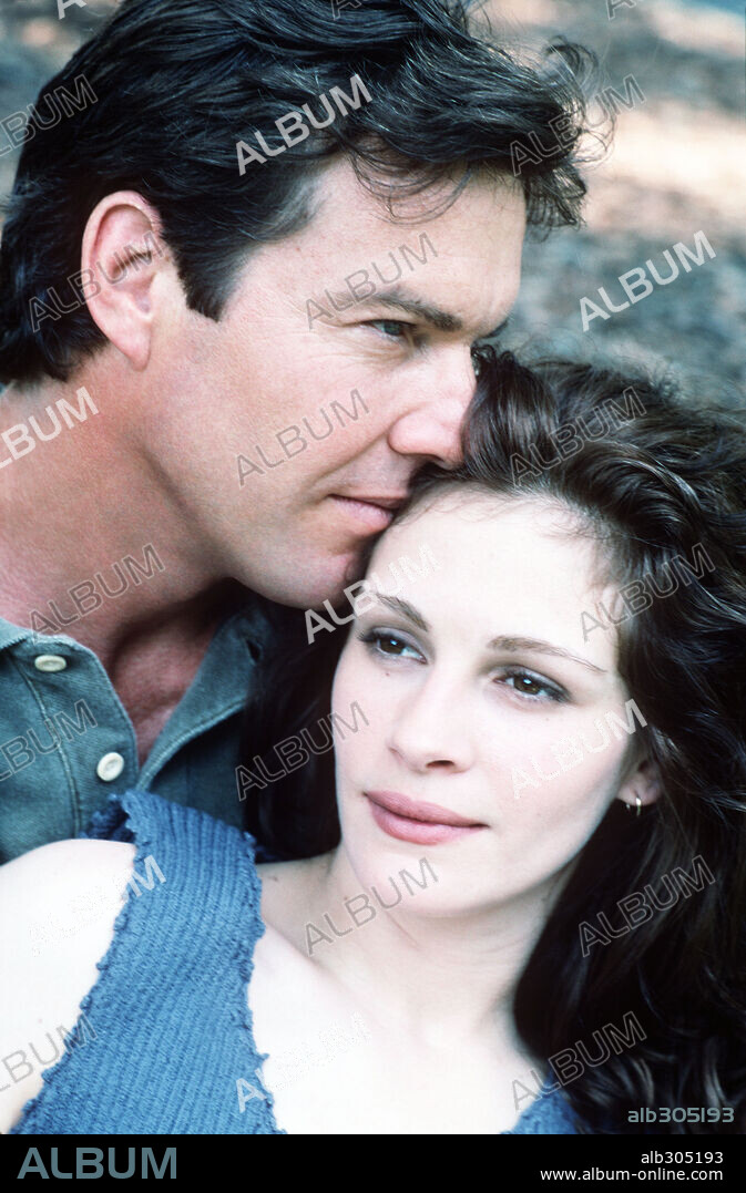 DENNIS QUAID y JULIA ROBERTS en ALGO DE QUE HABLAR, 1995 (SOMETHING TO TALK ABOUT), dirigida por LASSE HALLSTROM. Copyright WARNER BROTHERS.