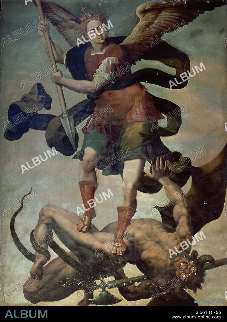 JUAN FERNANDEZ DE NAVARRETE (1526-1579) EL MUDO. SAN MIGUEL - 1565 - RENACIMIENTO ESPAÑOL.
