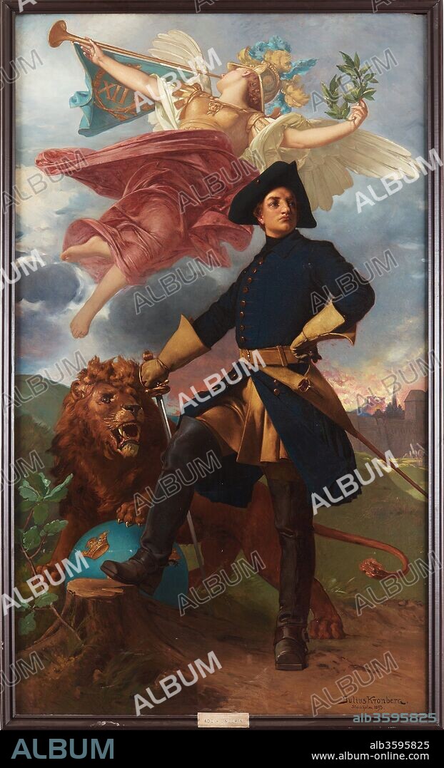 JULIUS KRONBERG. Apotheosis of Charles XII.