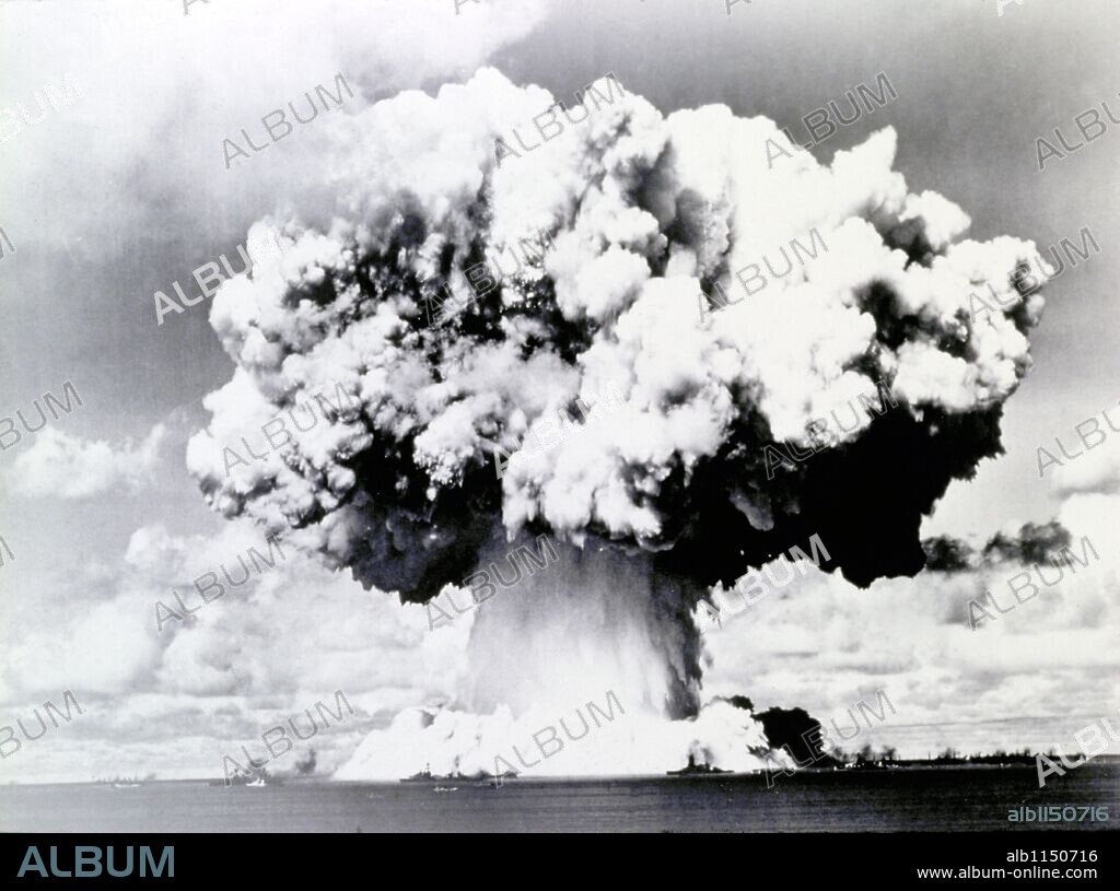 Atomic blast, Hiroshima , Japan 1945.