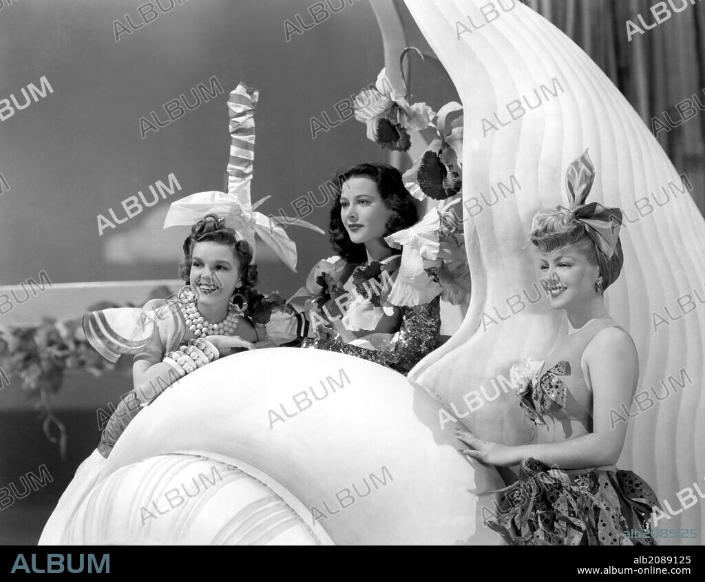 HEDY LAMARR, JUDY GARLAND and LANA TURNER in ZIEGFELD GIRL, 1941, directed by ROBERT Z. LEONARD. Copyright M.G.M.