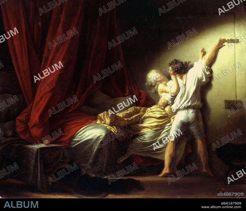 JEAN-HONORé FRAGONARD (1732-1806). EL CERROJO - 1778 - O/L - 73x93 - ROCOCO FRANCES.