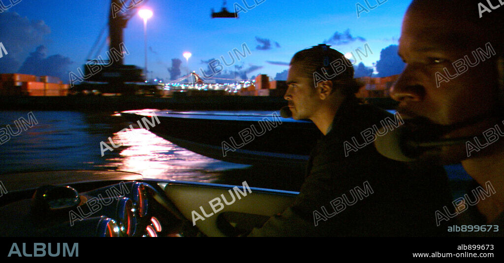 COLIN FARRELL and JAMIE FOXX in MIAMI VICE, 2006, directed by MICHAEL MANN. Copyright UNIVERSAL PICTURES / CONNOR, FRANK.
