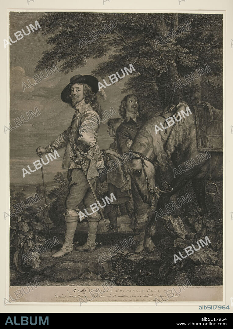 Artist: Sir Robert Strange, British, 17211792, Charles I, Engraving, Made in United Kingdom, British, 18th century, Works on Paper - Prints.