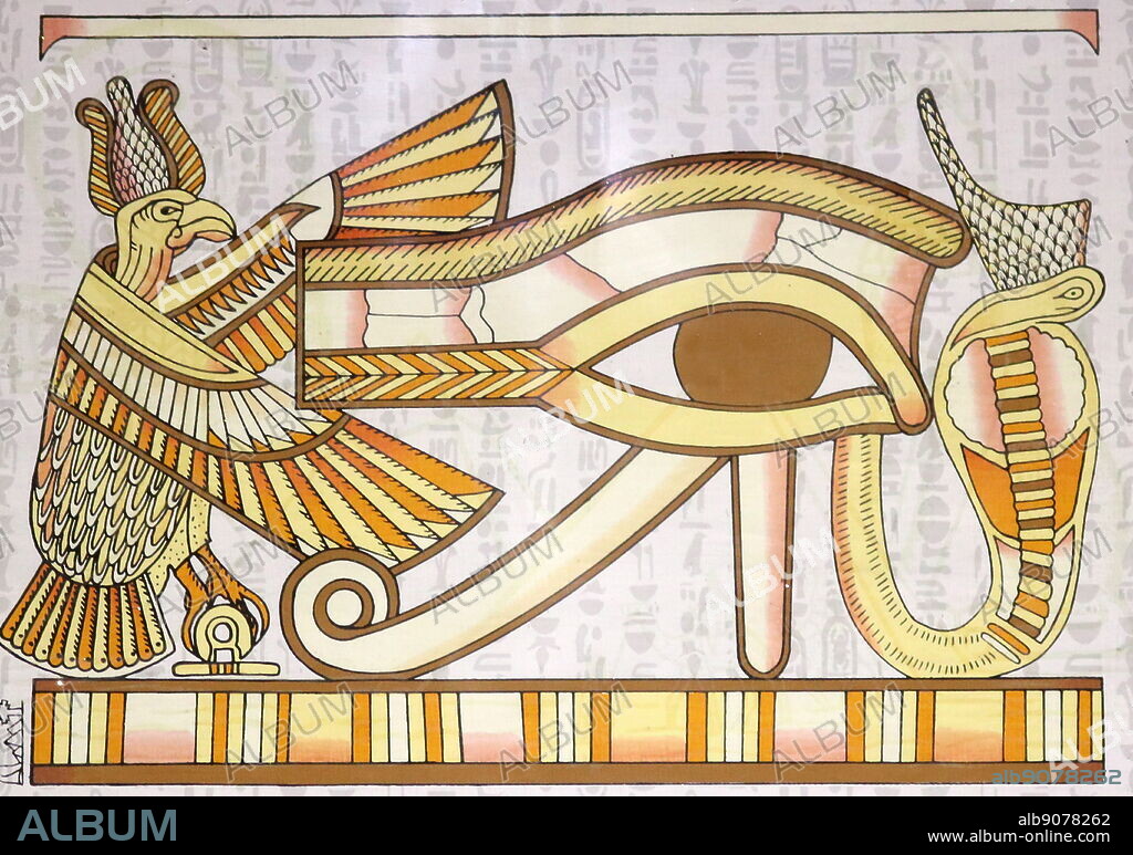 Wadjet (Wedjat, Uadjet, and Udjo) eye. Wadjet was said to be the matron and protector of Lower Egypt, and upon unification with Upper Egypt, the joint protector and patron of all of Egypt.