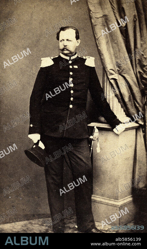 HUGO QUASS. Grand-Duc Louis III of Hesse (1806-1877). Ca. 1865.