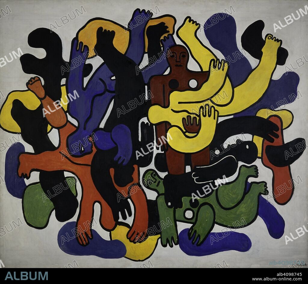 FERNAND LEGER. Les grands plongeurs noirs.