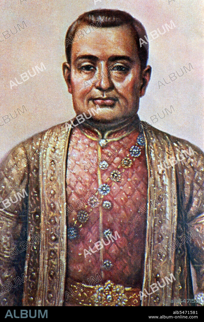Phra Bat Somdet Phra Poramintharamaha Jessadabodindra Phra Nangklao Chao Yu Hua (Chetsadabodin Phra Nang Klao Chao Yu Hua), or Rama III ( 31 March 1787 – 2 April 1851), was the third monarch of Siam under the House of Chakri, ruling from 21 July 1824 to 2 April 1851. He succeeded his father, Buddha Loetla Nabhalai, as the King of Siam. His succession was unusual according to the traditions because Jessadabodindra was a son of a concubine rather than a queen. He surpassed Prince Mongkut (Rama IV), who was a legitimate son of Buddha Loetla Nabhalai born to Queen Srisuriyendra.