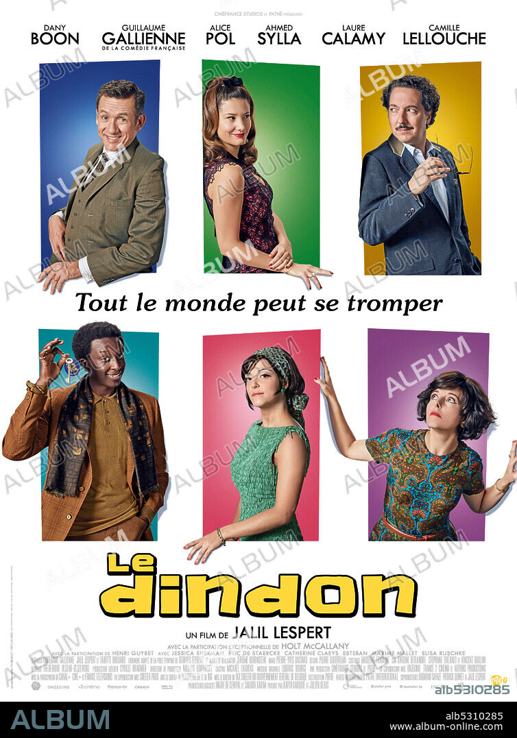 DANY BOON and GUILLAUME GALLIENNE in THE FOOL, 2019 (LE DINDON), directed by JALIL LESPERT. Copyright Cinéfrance Studios / Pathé.