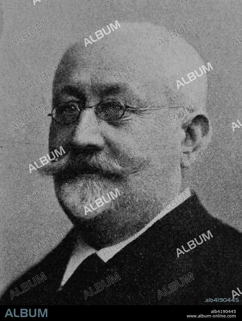 Graf Franz Karl Wolfgang Ludwig Alexander von Ballestrem, 1834 - 1910, preussischer Gutsbesitzer, Montan-Industrieller und politican., picture from 1895, digital improved.