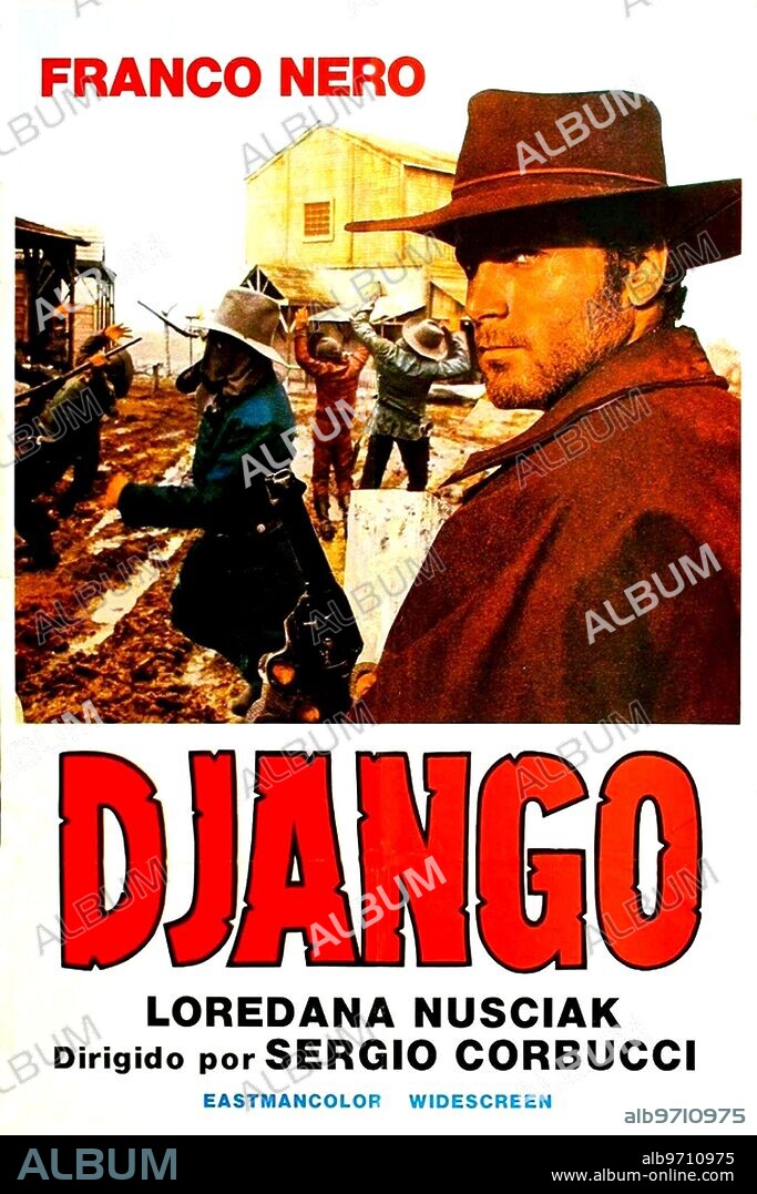 Poster of DJANGO, 1966, directed by SERGIO CORBUCCI. Copyright TECISA.