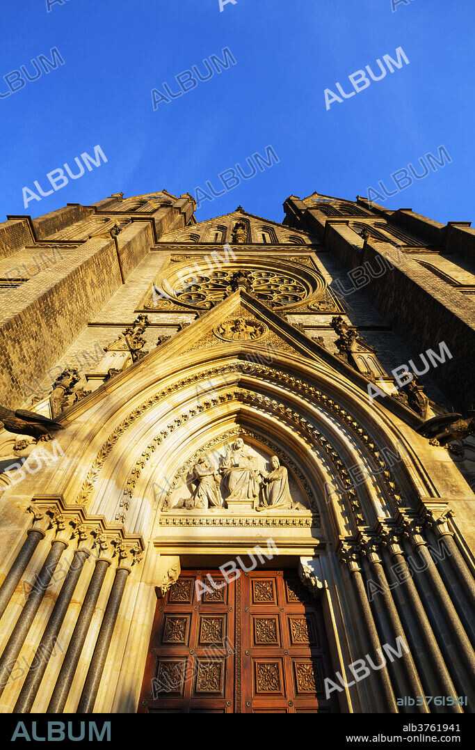 Church of Saint Ludmila, Prague, Czech Republic, Europe.