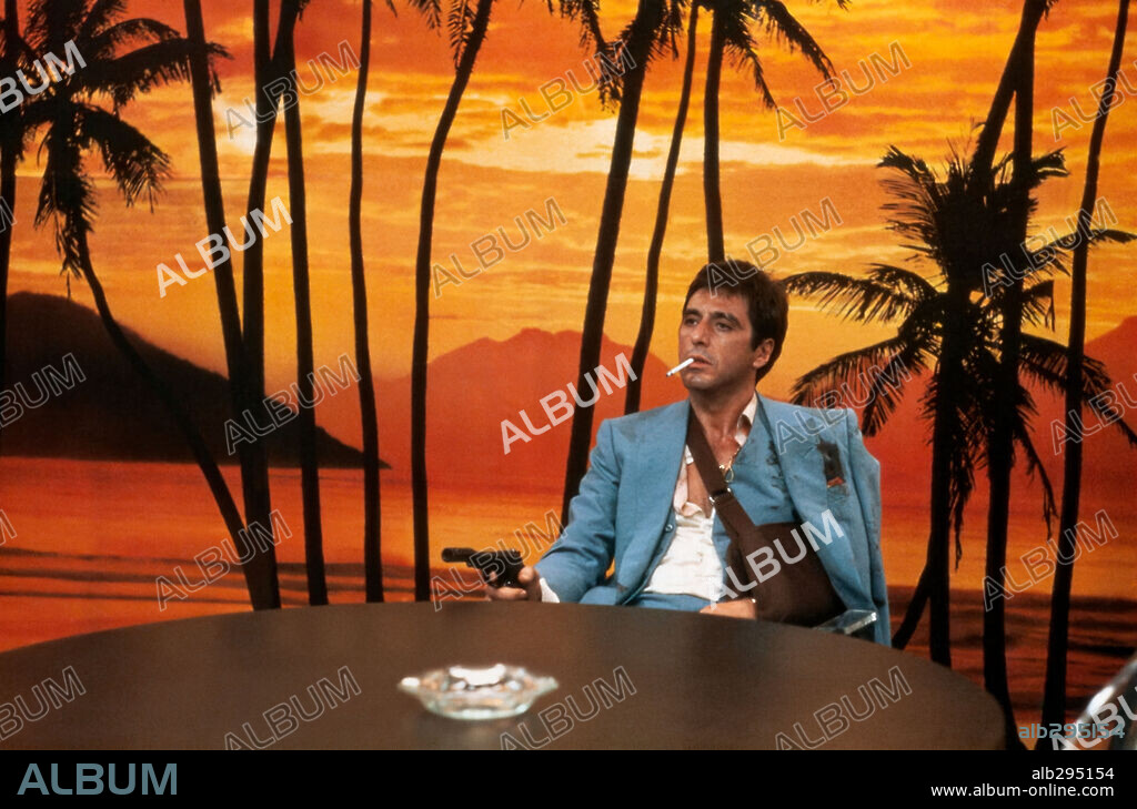 AL PACINO en EL PRECIO DEL PODER, 1983 (SCARFACE), dirigida por BRIAN DE PALMA. Copyright UNIVERSAL PICTURES.