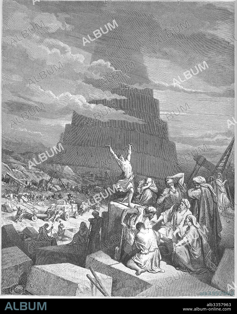 PAUL GUSTAVE DORÉ. The Confusion of Tongues.