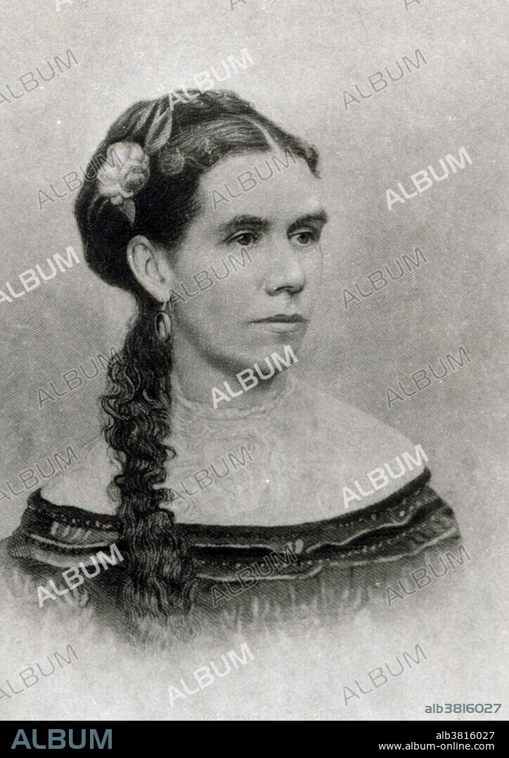 Martha Johnson (1828 - 1901) was the eldest daughter of Andrew and Eliza Johnson. She married David T. Patterson, who after the Civil War served as U.S. Senator from Tennessee. She served as official White House hostess in place of her mother. The Pattersons maintained a farm outside Greeneville. Artist unknown.