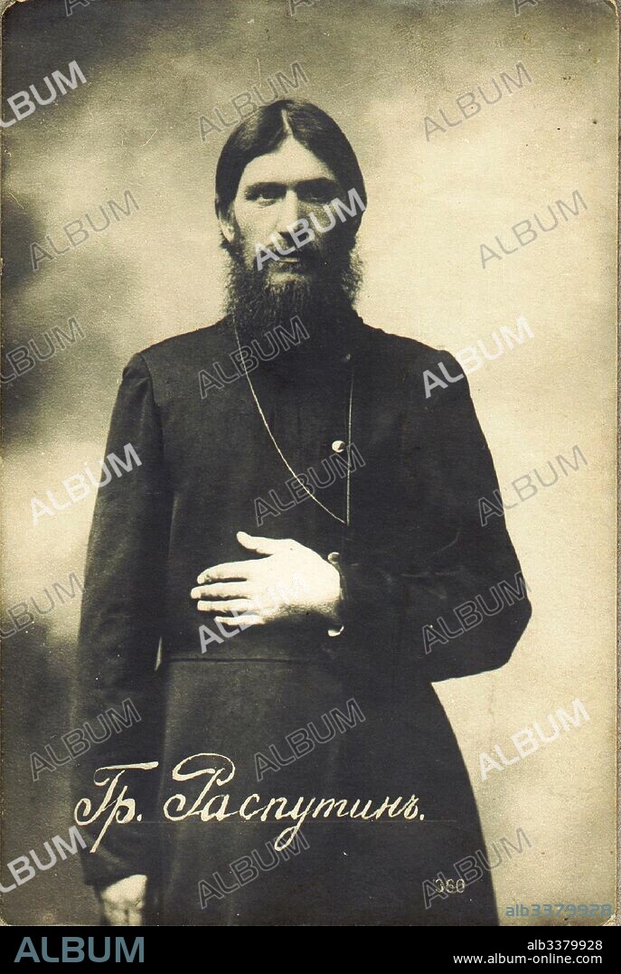 KARL KARLOVICH BULLA. Grigori Yefimovich Rasputin (1869-1916).