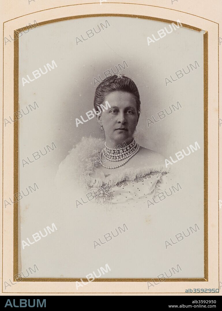 ANONYMOUS. Portrait of Grand Duchess Olga Constantinovna of Russia (1851-1926).