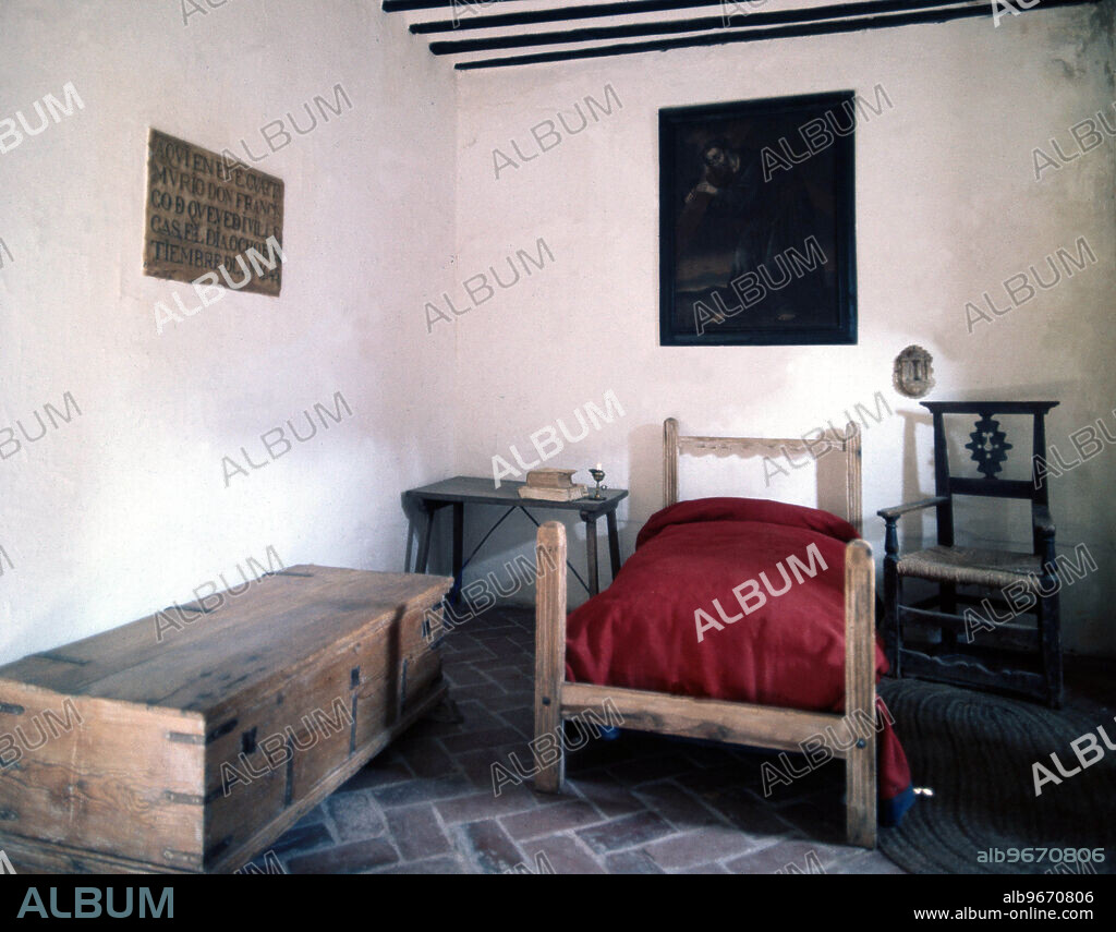QUEVEDO , FRANCISCO DE. ESCRITOR ESPAÑOL . MADRID 1580-1645. CASA MUSEO EN VILLANUEVA DE LOS INFANTES.