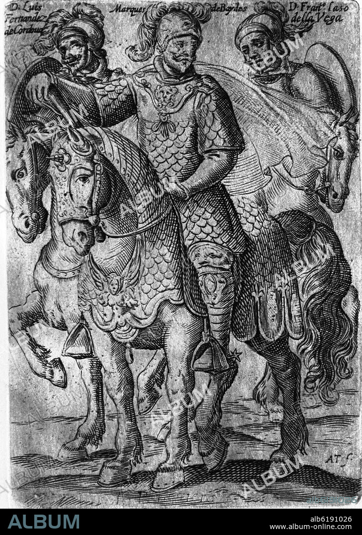 ALONSO DE OVALLE. GOBERNADORES DE CHILE - LUIS FERNANDEZ DE CORDOBA Y ARCE, FRANCISCO LOPEZ DE ZUÑIGA MARQUES DE BAIDES Y FRANCISCO LASO DE LA VEGA - GRA.