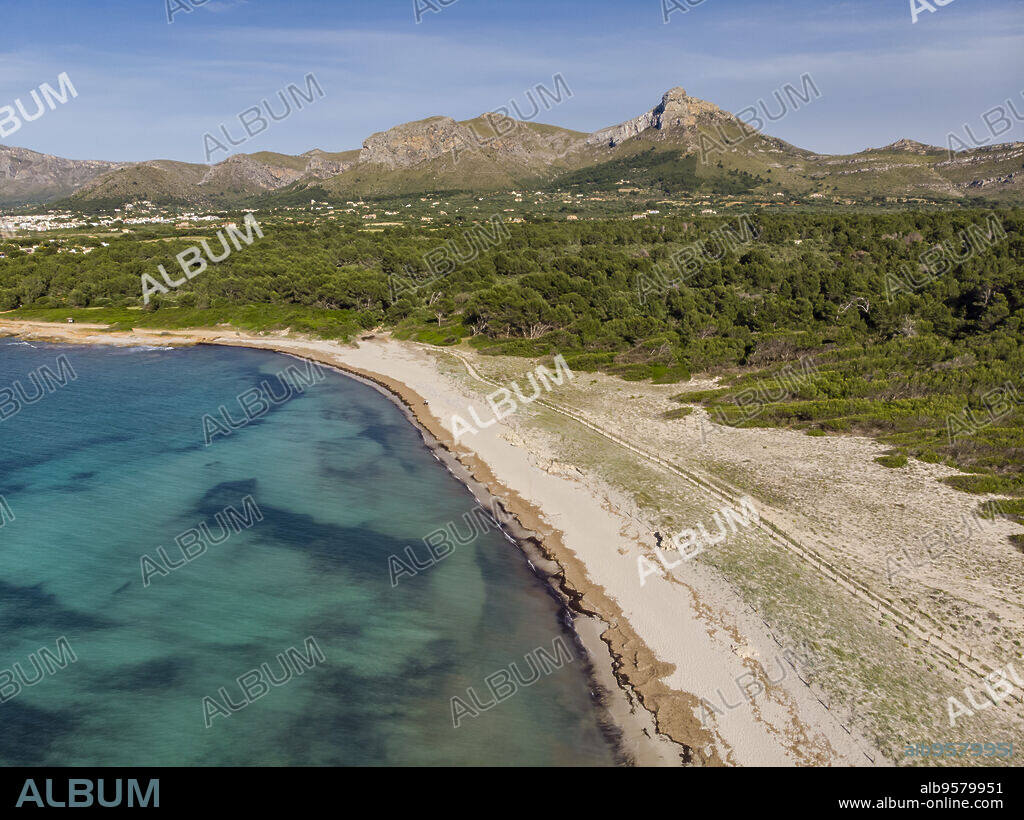 Arenal de sa Canova, Artà - Santa Margalida, Natural Area of Special Interest, Mallorca, Balearic Islands, Spain.