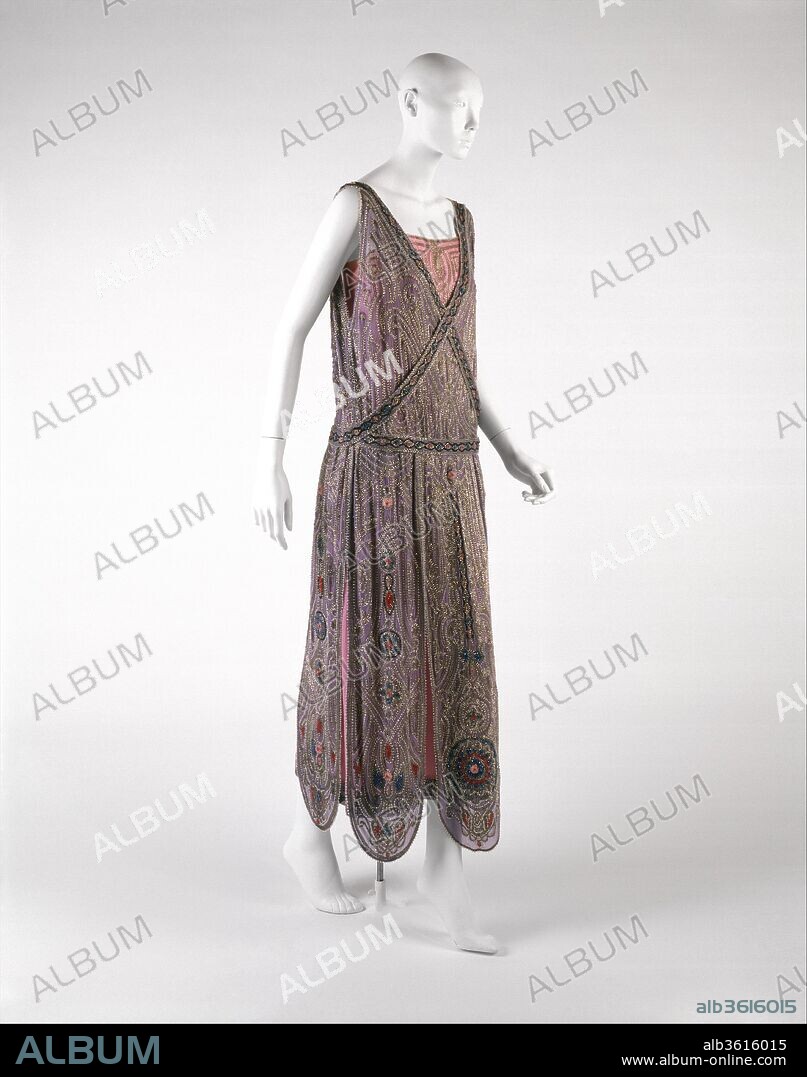 Evening dress. Culture: French. Design House: House of Lanvin (French, founded 1889). Designer: Jeanne Lanvin (French, 1867-1946). Date: spring/summer 1923.